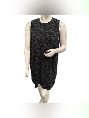 Penningtons NWT Black Marled Sleeveless Knit Dress Size 3X
